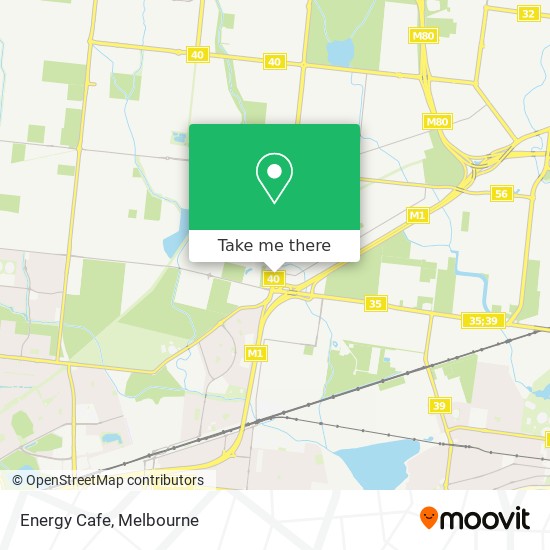 Energy Cafe map