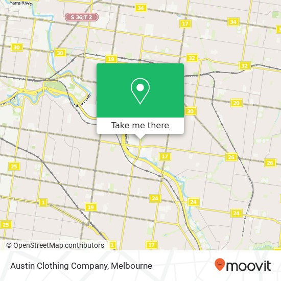 Austin Clothing Company, 403 Tooronga Rd Hawthorn East VIC 3123 map