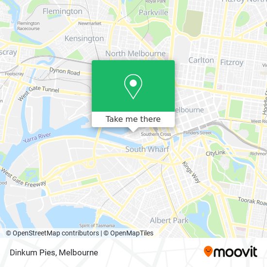 Dinkum Pies map