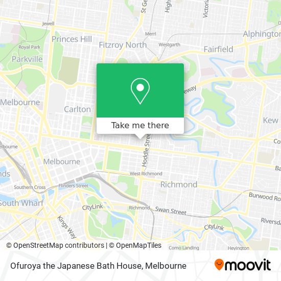 Ofuroya the Japanese Bath House map