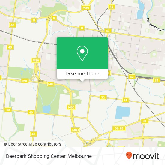 Mapa Deerpark Shopping Center