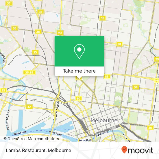 Lambs Restaurant, 193 Flemington Rd North Melbourne VIC 3051 map