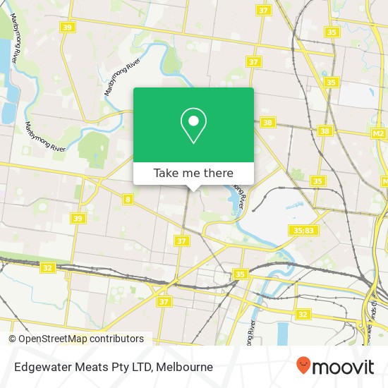 Edgewater Meats Pty LTD, 21 Edgewater Blvd Maribyrnong VIC 3032 map