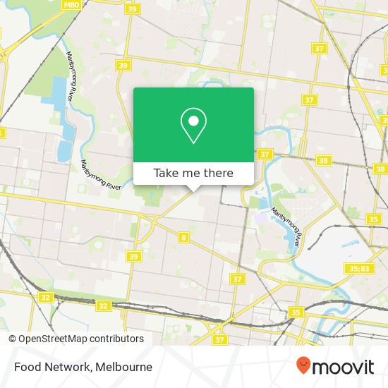 Mapa Food Network, 61 Wattle Rd Maidstone VIC 3012