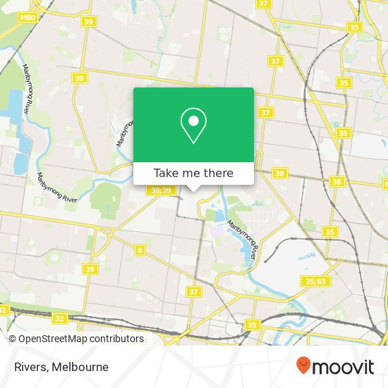 Rivers, Maribyrnong VIC 3032 map