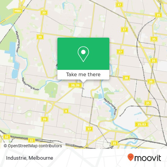 Industrie, Rosamond Rd Maribyrnong VIC 3032 map