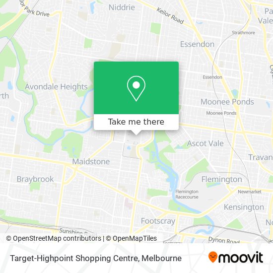 Mapa Target-Highpoint Shopping Centre