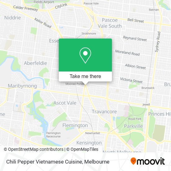 Chili Pepper Vietnamese Cuisine map
