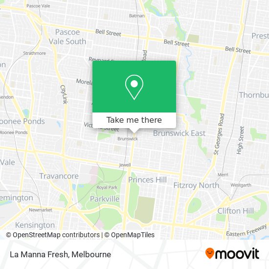 La Manna Fresh map