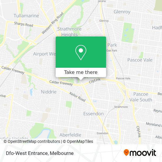 Dfo-West Entrance map