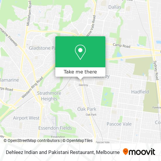 Dehleez Indian and Pakistani Restaurant map