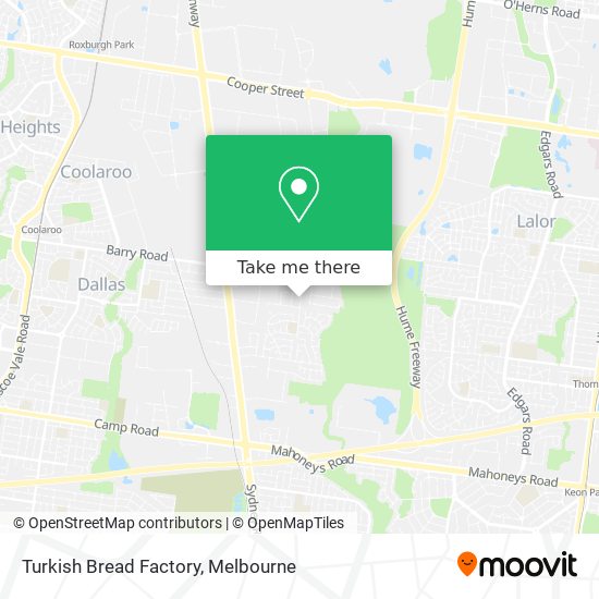 Turkish Bread Factory map