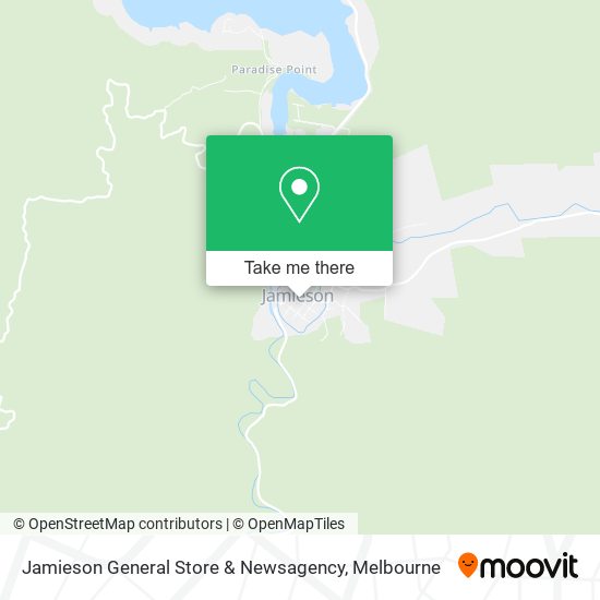 Jamieson General Store & Newsagency map