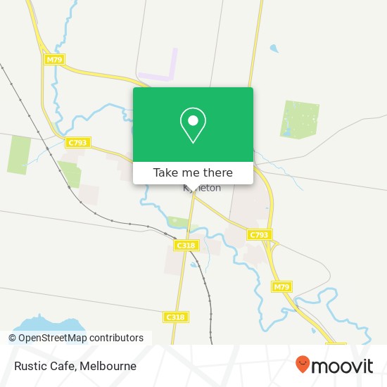 Rustic Cafe, 99 Mollison St Kyneton VIC 3444 map