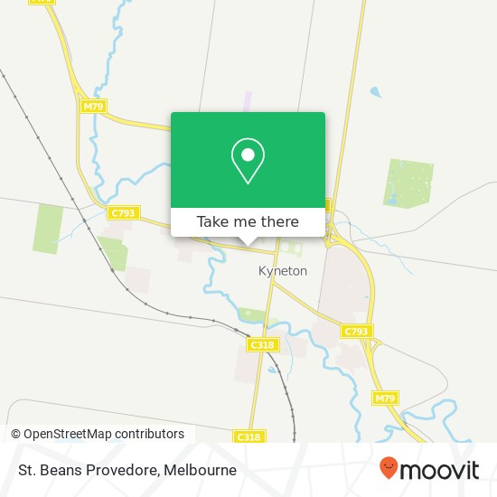 Mapa St. Beans Provedore, 70 Piper St Kyneton VIC 3444