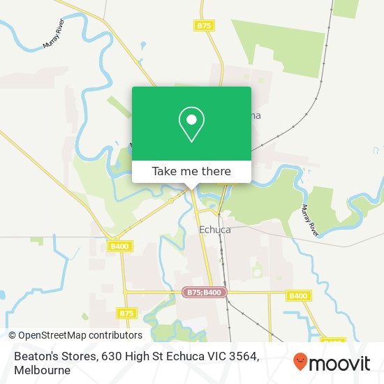 Beaton's Stores, 630 High St Echuca VIC 3564 map
