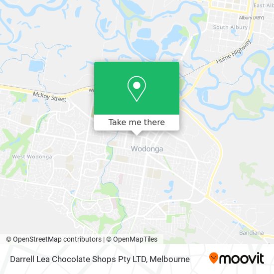 Darrell Lea Chocolate Shops Pty LTD map