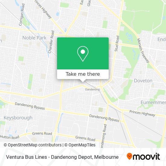 Ventura Bus Lines - Dandenong Depot map