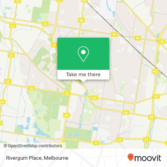 Mapa Rivergum Place