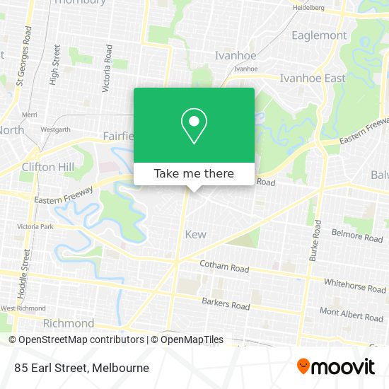 85 Earl Street map