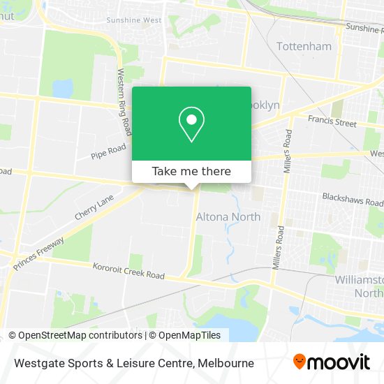 Westgate Sports & Leisure Centre map