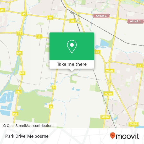 Park Drive map