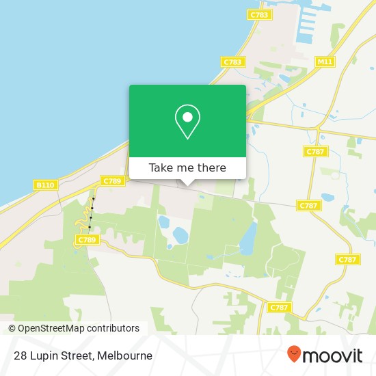 28 Lupin Street map