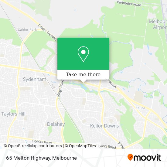 65 Melton Highway map