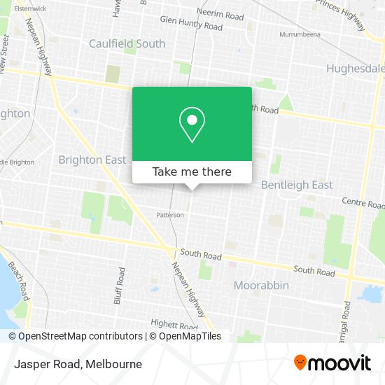 Jasper Road map