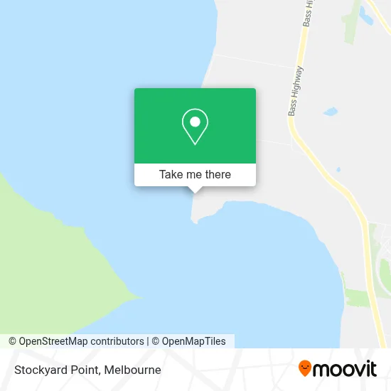 Mapa Stockyard Point