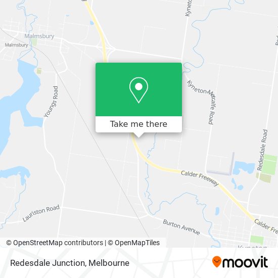 Redesdale Junction map