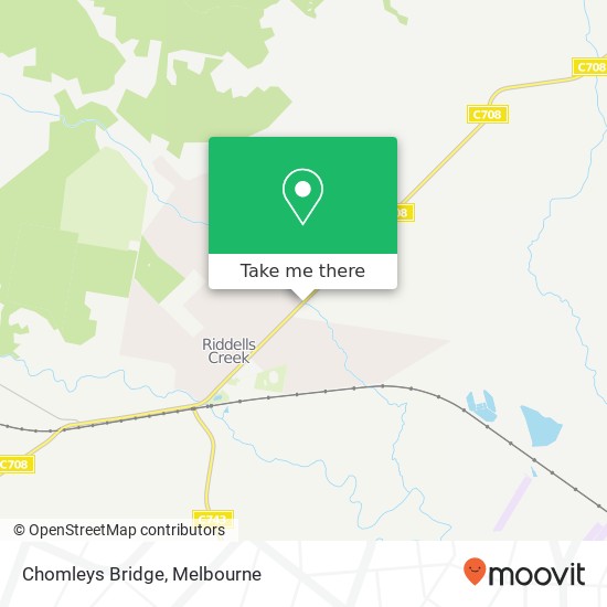 Chomleys Bridge map