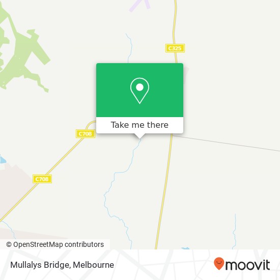 Mapa Mullalys Bridge