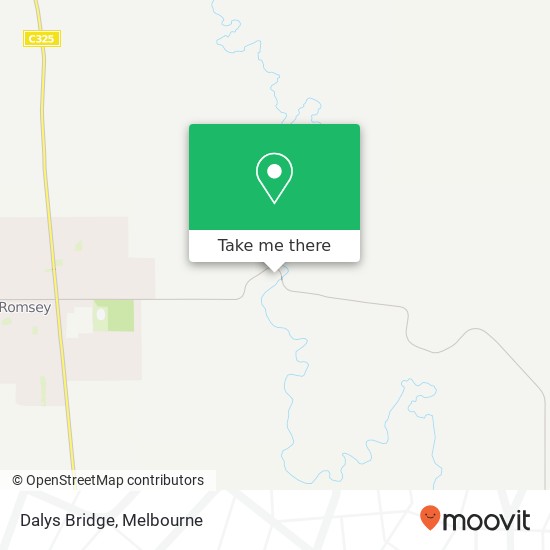 Dalys Bridge map