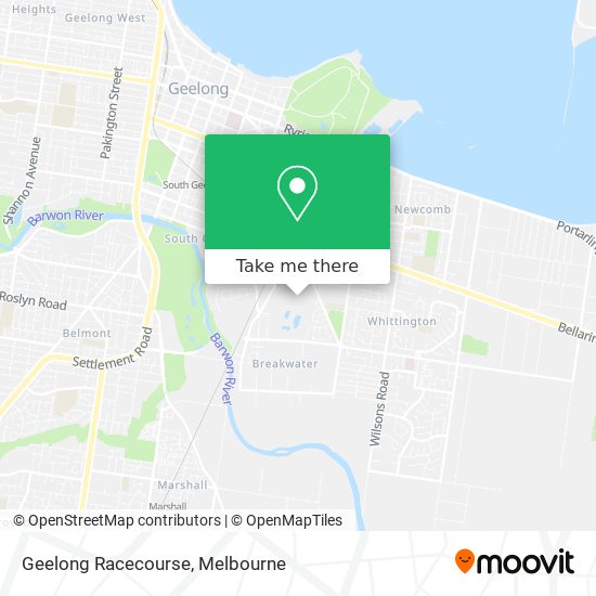 Geelong Racecourse map