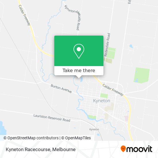 Kyneton Racecourse map