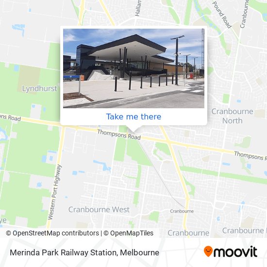 Merinda Park Railway Station map