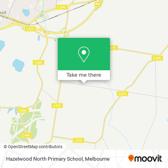 Hazelwood North Primary School map