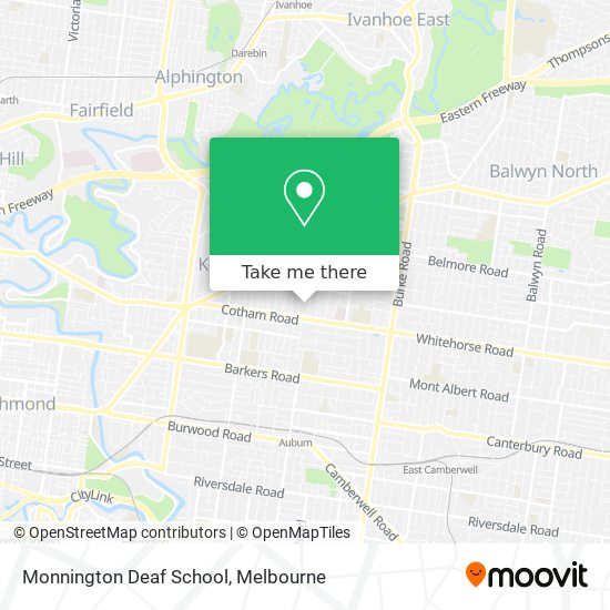 Mapa Monnington Deaf School