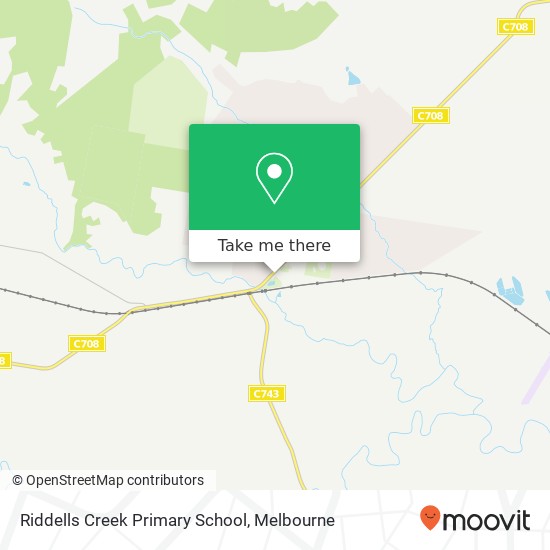 Riddells Creek Primary School map