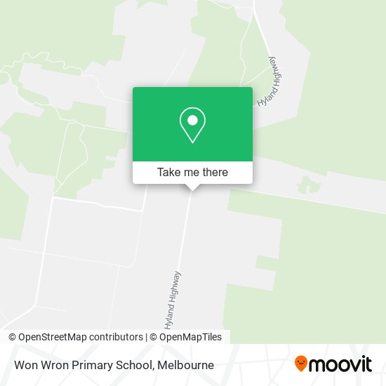 Won Wron Primary School map