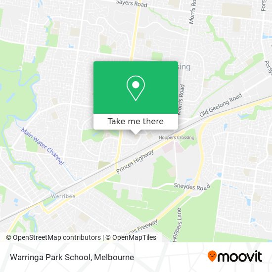 Warringa Park School map