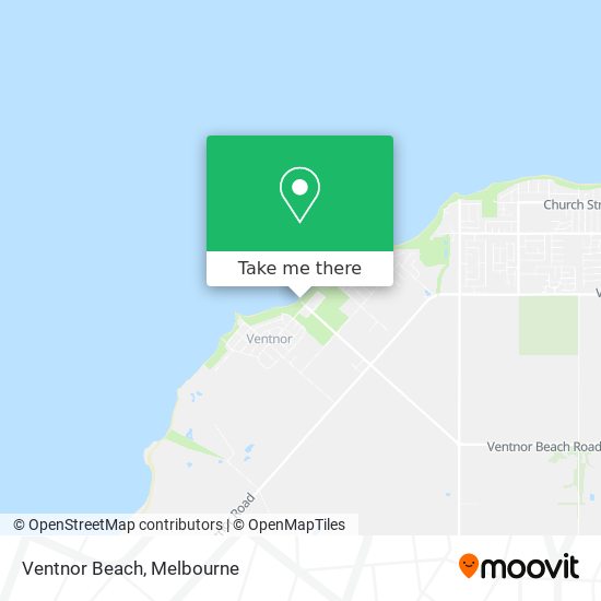 Ventnor Beach map
