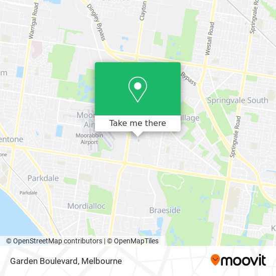 Garden Boulevard map
