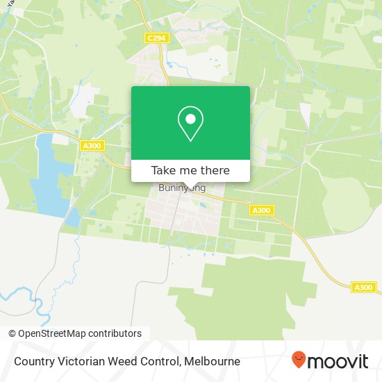 Country Victorian Weed Control map