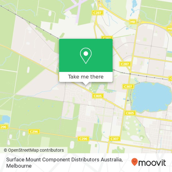 Surface Mount Component Distributors Australia map