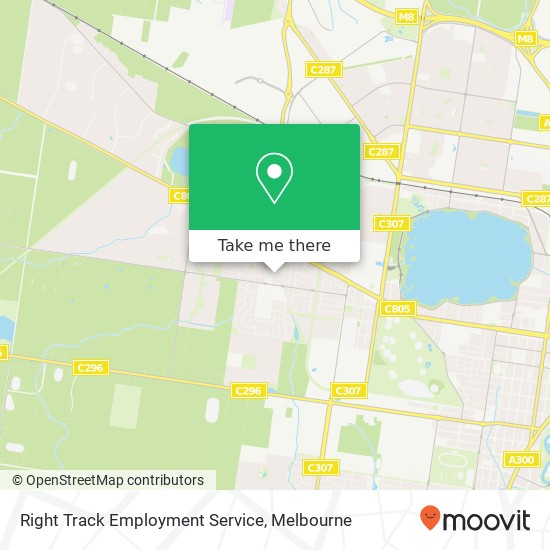 Right Track Employment Service map