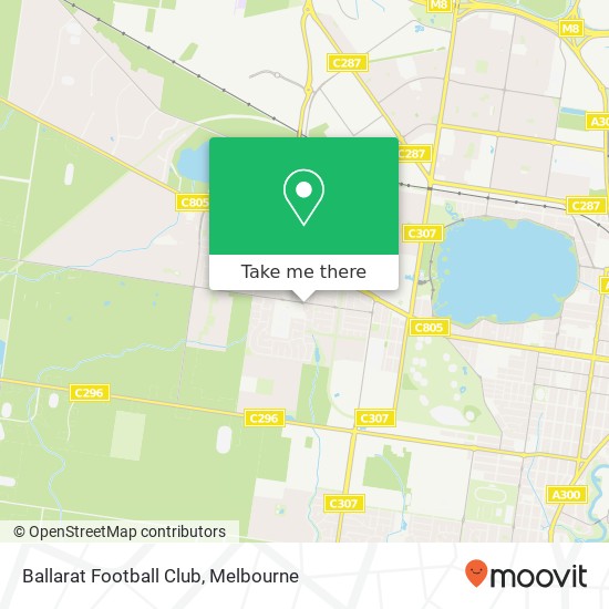 Mapa Ballarat Football Club