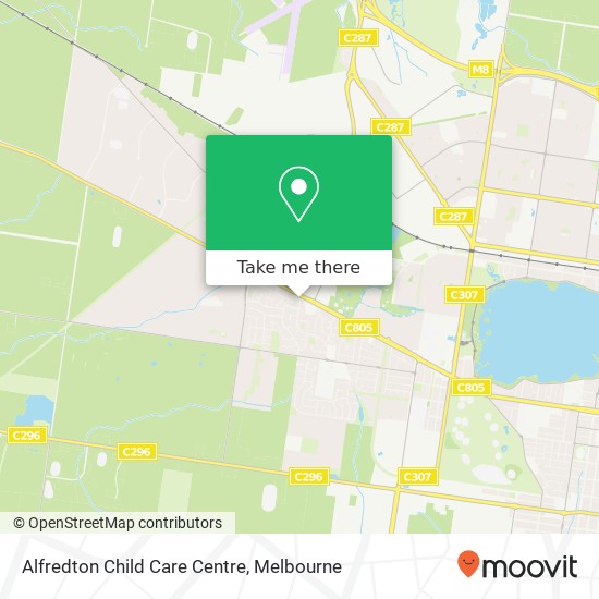 Mapa Alfredton Child Care Centre