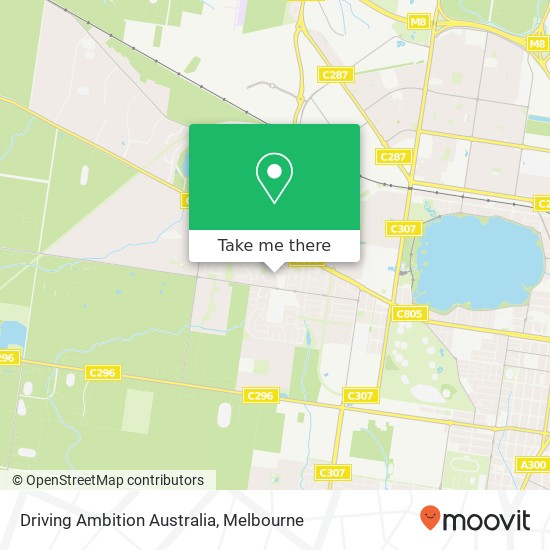 Driving Ambition Australia map